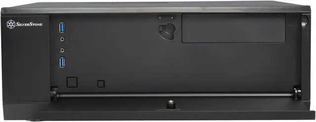 Alt view image 3 of 7 - SILVERSTONE Grandia Series GD10B Aluminum HTPC for ATX / Micro-ATX / SSI-CEB Computer Case