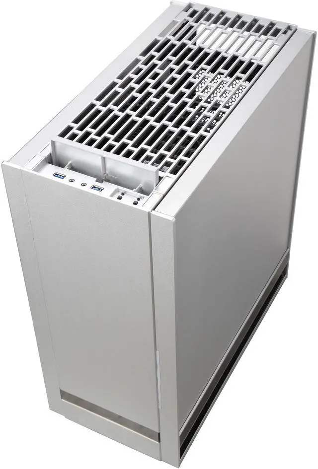 Alt view image 4 of 10 - SilverStone FT05S Fortress Series Aluminum Front / Steel Body / ATX Silver Computer Case