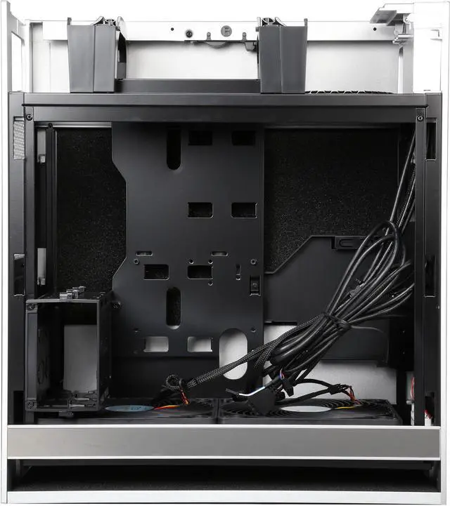 Alt view image 7 of 10 - SilverStone FT05S Fortress Series Aluminum Front / Steel Body / ATX Silver Computer Case