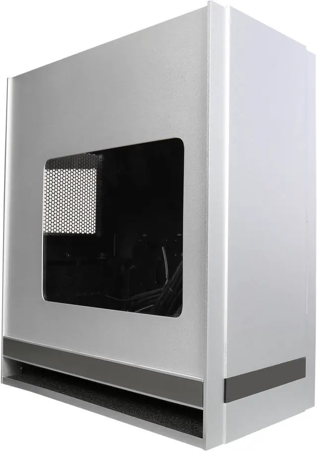 Main image of SilverStone FT05S-W Fortress Series Aluminum Front / Steel Body / ATX Silver Computer Case with Side Window Panel