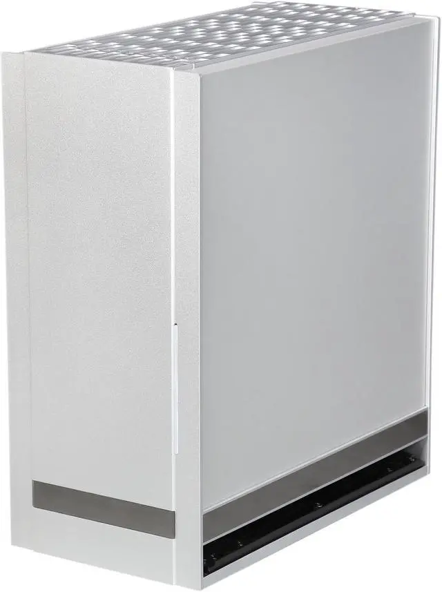 Alt view image 3 of 10 - SilverStone FT05S-W Fortress Series Aluminum Front / Steel Body / ATX Silver Computer Case with Side Window Panel