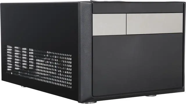 Main image of SilverStone Sugo Series SG11B Black Aluminum / Steel Computer Case Optional standard PS2(ATX) Power Supply
