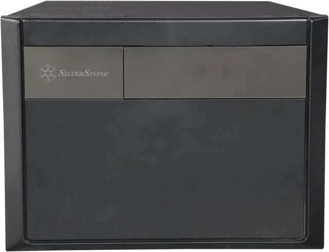 Alt view image 2 of 9 - SilverStone Sugo Series SG11B Black Aluminum / Steel Computer Case Optional standard PS2(ATX) Power Supply