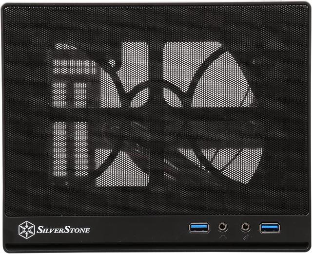 Alt view image 3 of 9 - SilverStone SG13B Black Mesh front panel, steel body Computer Case Compatible with standard ATX12V/EPS12V Power Supply