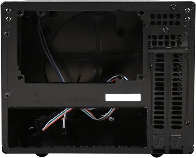 Alt view image 6 of 9 - SilverStone SG13B-Q Black Plastic front panel, steel body Mini-ITX Computer Case Optional standard PS2(ATX) Power Supply