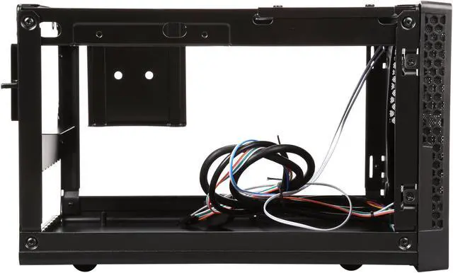 Alt view image 7 of 9 - SilverStone SG13B-Q Black Plastic front panel, steel body Mini-ITX Computer Case Optional standard PS2(ATX) Power Supply