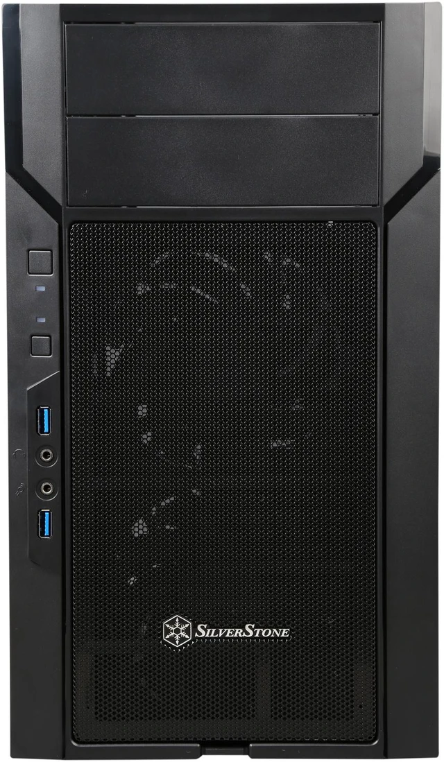 Alt view image 2 of 9 - SilverStone KL06B Black Steel / Plastic Computer Case Compatible with standard ATX12V/EPS12V Power Supply