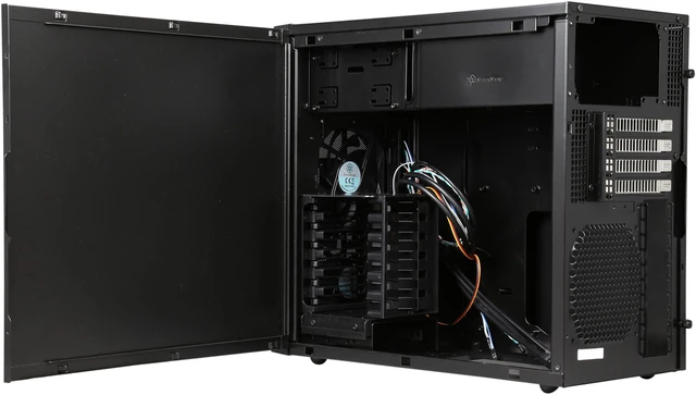 Alt view image 5 of 9 - SilverStone KL06B Black Steel / Plastic Computer Case Compatible with standard ATX12V/EPS12V Power Supply
