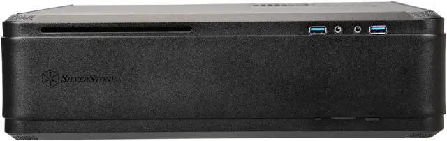 Alt view image 2 of 9 - Silverstone Fortress Series FTZ01B Black Aluminum / Steel Computer Case SFX, SFX-L Power Supply Compatible