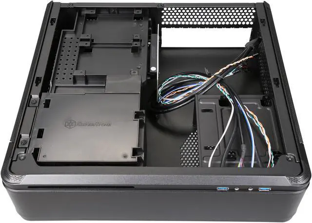 Alt view image 7 of 9 - Silverstone Fortress Series FTZ01B Black Aluminum / Steel Computer Case SFX, SFX-L Power Supply Compatible