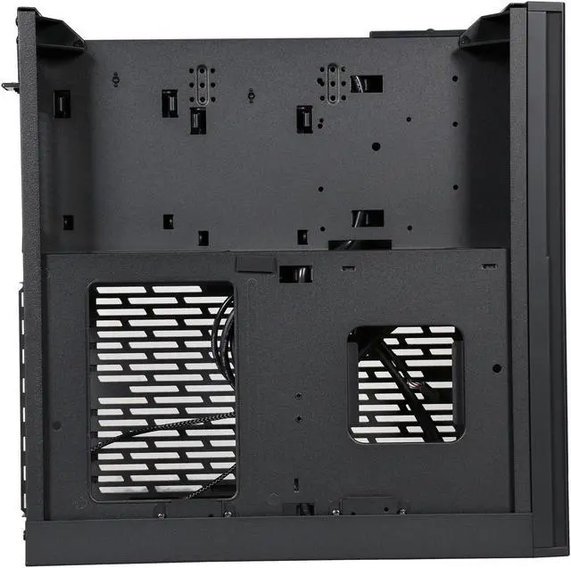 Alt view image 5 of 8 - SilverStone Milo Series ML08B Black Reinforced plastic outer shell, steel body Mini-ITX Computer Case Compatible with SFX & SFX-L Power Supply