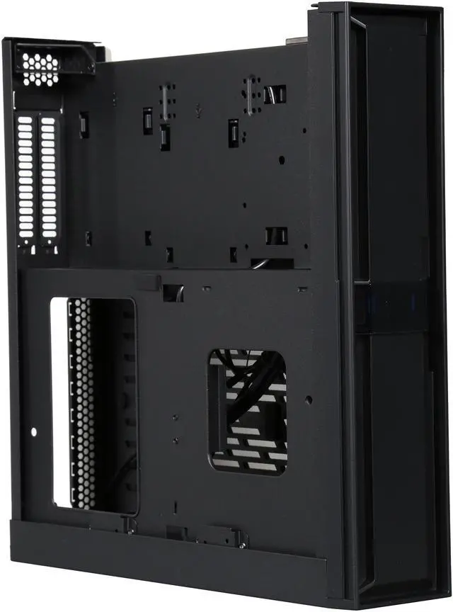 Alt view image 6 of 8 - SilverStone Milo Series ML08B Black Reinforced plastic outer shell, steel body Mini-ITX Computer Case Compatible with SFX & SFX-L Power Supply