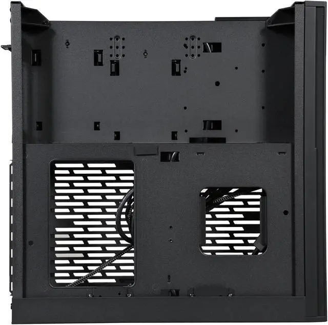 Alt view image 6 of 9 - SilverStone Milo Series ML08B-H Black Reinforced plastic outer shell, steel body Mini-ITX Computer Case Compatible with SFX & SFX-L Power Supply