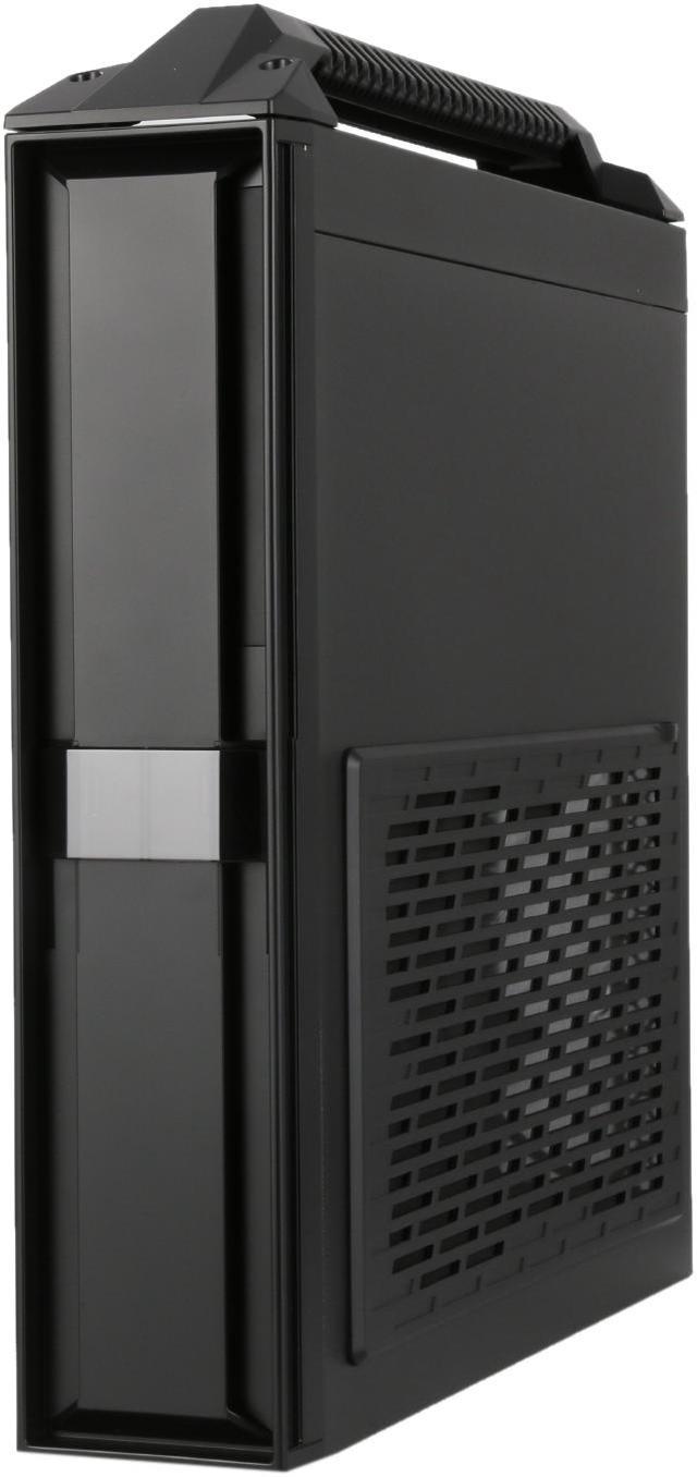 SilverStone Milo Series ML08B-H Black Reinforced plastic outer shell, steel  body Mini-ITX Computer Case Compatible with SFX & SFX-L Power Supply