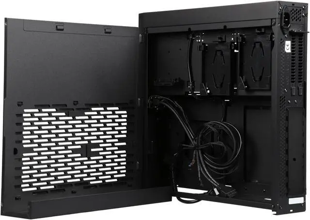 Alt view image 5 of 9 - SilverStone RAVEN RVZ02B Black Reinforced plastic outer shell, steel body Mini-ITX Computer Case Compatible with SFX & SFX-L Power Supply