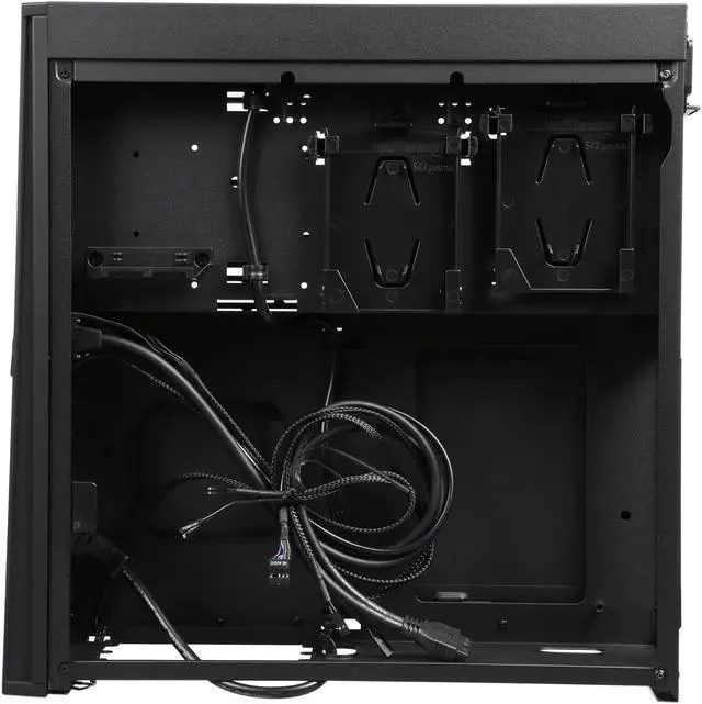 Alt view image 6 of 9 - SilverStone RAVEN RVZ02B Black Reinforced plastic outer shell, steel body Mini-ITX Computer Case Compatible with SFX & SFX-L Power Supply