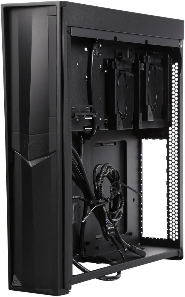 Alt view image 7 of 9 - SilverStone RAVEN RVZ02B Black Reinforced plastic outer shell, steel body Mini-ITX Computer Case Compatible with SFX & SFX-L Power Supply