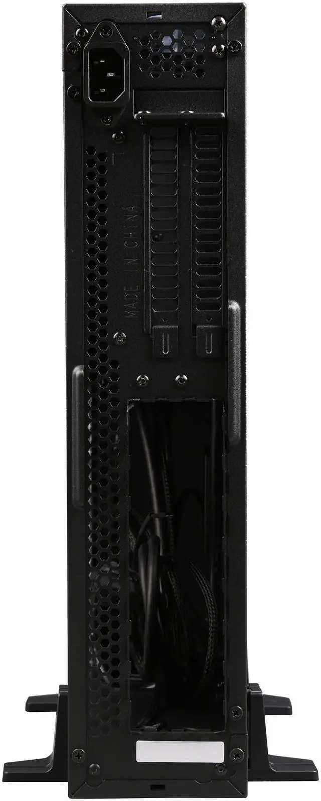Alt view image 8 of 9 - SilverStone RAVEN RVZ02B-W Black Reinforced plastic outer shell, steel body Mini-ITX Computer Case Compatible with SFX & SFX-L Power Supply