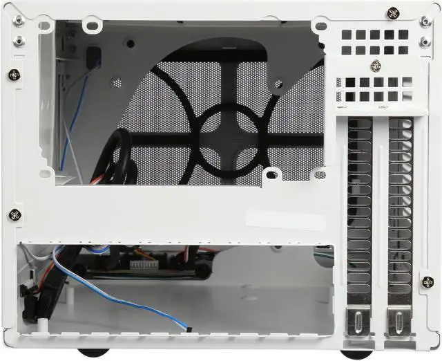 Alt view image 5 of 10 - SilverStone SG13WB Black / White Mesh front panel, steel body Mini-ITX Computer Case Compatible with standard ATX12V/EPS12V Power Supply Power Supply