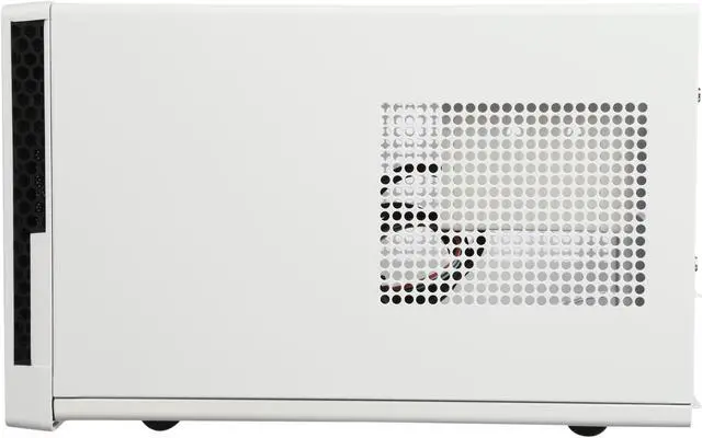 Alt view image 6 of 10 - SilverStone SG13WB Black / White Mesh front panel, steel body Mini-ITX Computer Case Compatible with standard ATX12V/EPS12V Power Supply Power Supply