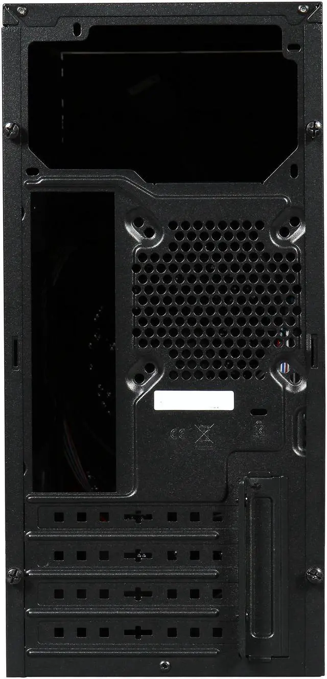 Alt view image 8 of 9 - SilverStone Precision Series CS-PS12B Black High-strength plastic and meshed front panel Micro ATX / Mini-ITX Computer Case Compatible with 1 x optional standard PS2(ATX) Power Supply