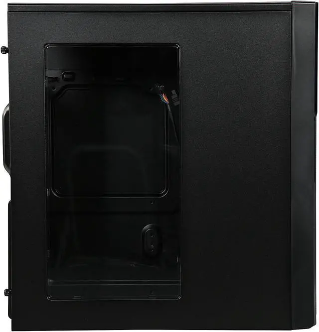 Alt view image 4 of 9 - SilverStone Precision Series SST-PS13B-W Black Plastic panel, steel body ATX Tower Computer Case Compatible with Standard PS2 (ATX) Power Supply