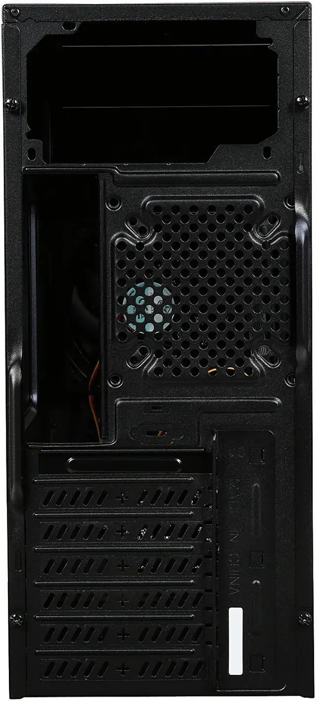Alt view image 8 of 9 - SilverStone Precision Series SST-PS13B-W Black Plastic panel, steel body ATX Tower Computer Case Compatible with Standard PS2 (ATX) Power Supply