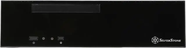 Alt view image 2 of 10 - SilverStone Milo Series SST-ML09B Black Acrylic and plastic front panel, 0.8mm steel body Mini-ITX Computer Case