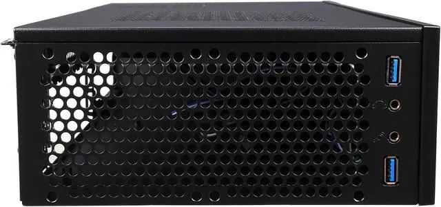 Alt view image 4 of 10 - SilverStone Milo Series SST-ML09B Black Acrylic and plastic front panel, 0.8mm steel body Mini-ITX Computer Case