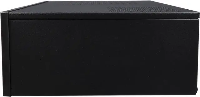 Alt view image 6 of 10 - SilverStone Milo Series SST-ML09B Black Acrylic and plastic front panel, 0.8mm steel body Mini-ITX Computer Case