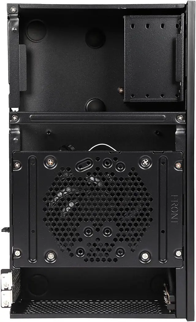 Alt view image 7 of 10 - SilverStone Milo Series SST-ML09B Black Acrylic and plastic front panel, 0.8mm steel body Mini-ITX Computer Case