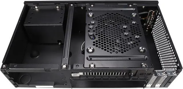 Alt view image 8 of 10 - SilverStone Milo Series SST-ML09B Black Acrylic and plastic front panel, 0.8mm steel body Mini-ITX Computer Case