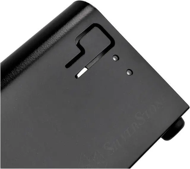Alt view image 12 of 14 - SilverStone SST-VT01B Black 0.8mm SECC NUC Computer Case