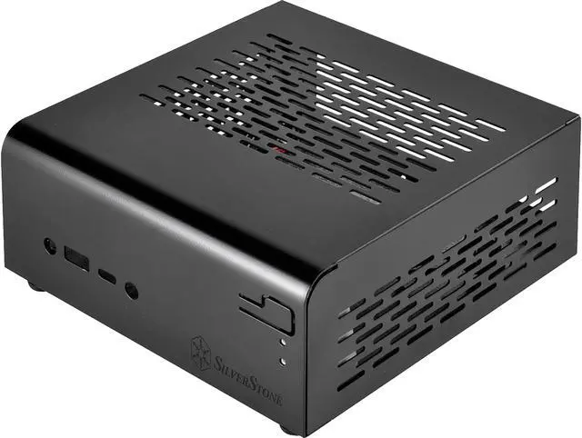 Main image of SilverStone SST-VT01B Black 0.8mm SECC NUC Computer Case