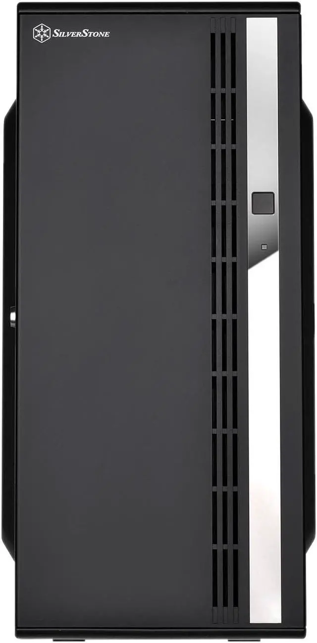 Alt view image 2 of 20 - SilverStone Case Storage Series SST-CS380 Black Plastic front door, steel body ATX Mid Tower Computer Case Standard PS2(ATX) Power Supply