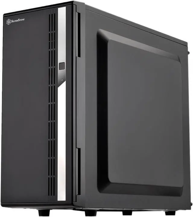 Alt view image 3 of 20 - SilverStone Case Storage Series SST-CS380 Black Plastic front door, steel body ATX Mid Tower Computer Case Standard PS2(ATX) Power Supply
