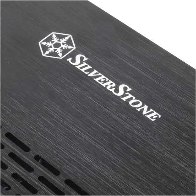 Alt view image 11 of 15 - SilverStone SST-PT13B-120 Black Aluminum top cover / Steel body Mini-ITX Computer Case