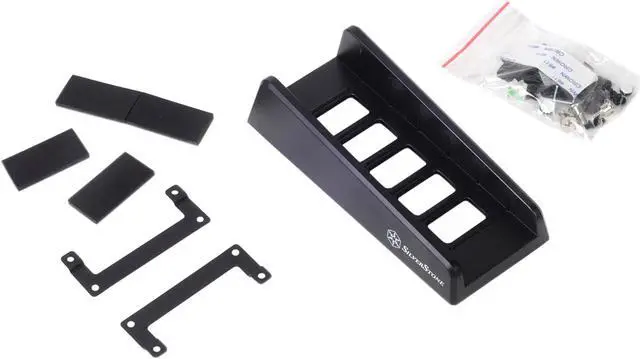 Alt view image 14 of 15 - SilverStone SST-PT13B-120 Black Aluminum top cover / Steel body Mini-ITX Computer Case