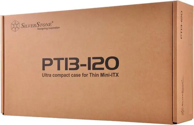 Alt view image 15 of 15 - SilverStone SST-PT13B-120 Black Aluminum top cover / Steel body Mini-ITX Computer Case
