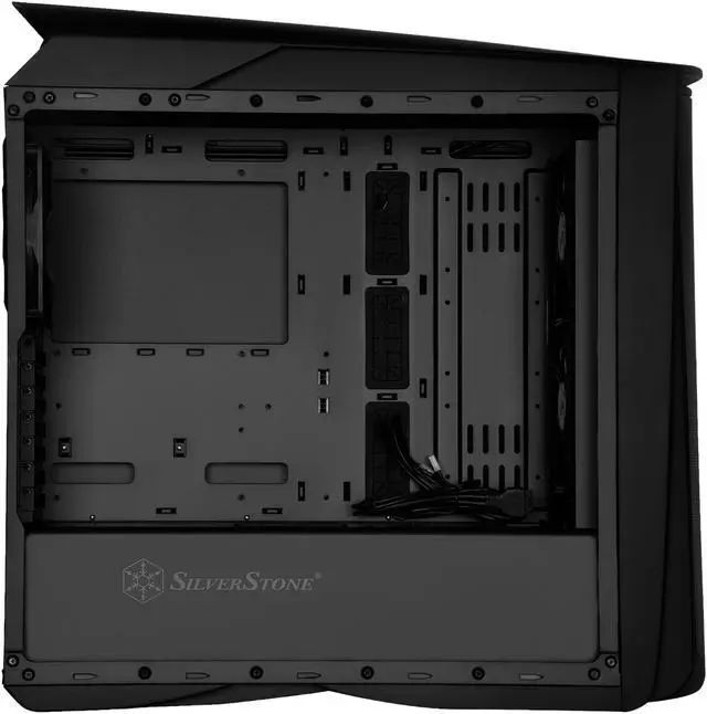 Alt view image 8 of 13 - SilverStone SST-PM01CR-W Matte Black Plastic Outer Shell, Steel Body Computer Case Standard PS2(ATX) Power Supply