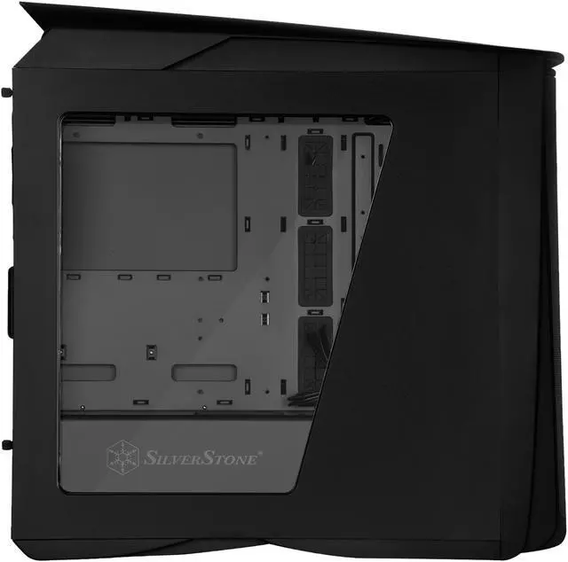 Alt view image 9 of 13 - SilverStone SST-PM01CR-W Matte Black Plastic Outer Shell, Steel Body Computer Case Standard PS2(ATX) Power Supply
