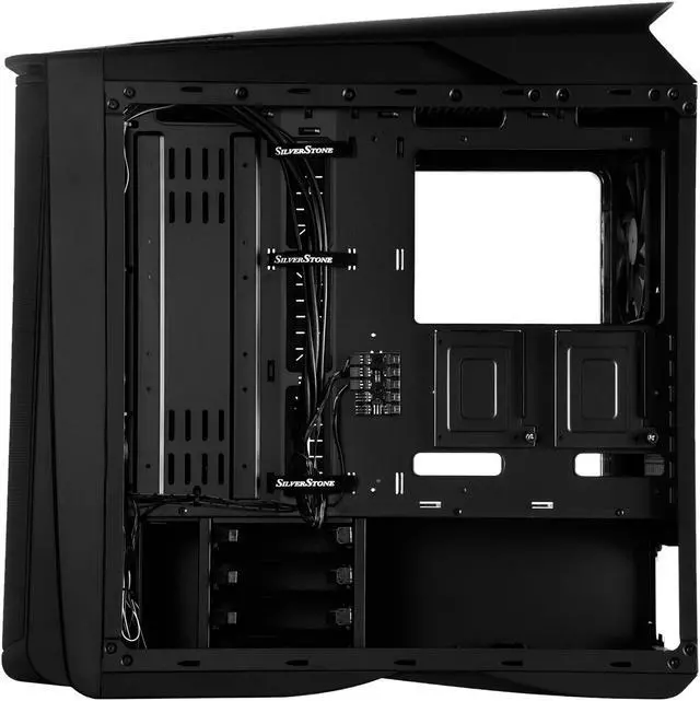 Alt view image 10 of 13 - SilverStone SST-PM01CR-W Matte Black Plastic Outer Shell, Steel Body Computer Case Standard PS2(ATX) Power Supply