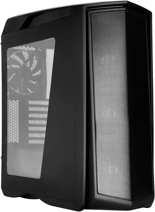 Alt view image 4 of 13 - SilverStone SST-PM01CR-W Matte Black Plastic Outer Shell, Steel Body Computer Case Standard PS2(ATX) Power Supply