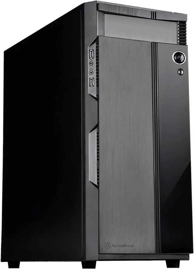 Main image of SilverStone SST-PS14B Black Plastic Panel, Steel Body Computer Case Standard PS2 (ATX) Power Supply