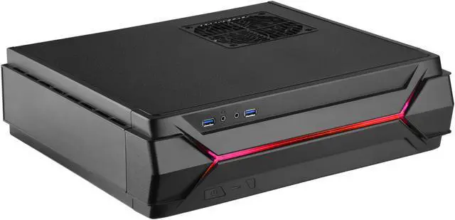 Alt view image 2 of 8 - SilverStone SST-RVZ03B Black Steel / Plastic Mini-ITX Slim Case