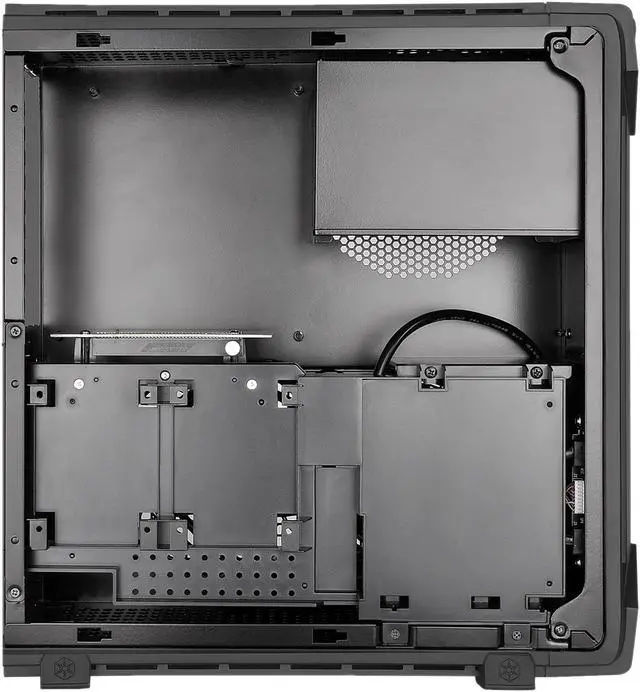 Alt view image 3 of 8 - SilverStone SST-RVZ03B Black Steel / Plastic Mini-ITX Slim Case