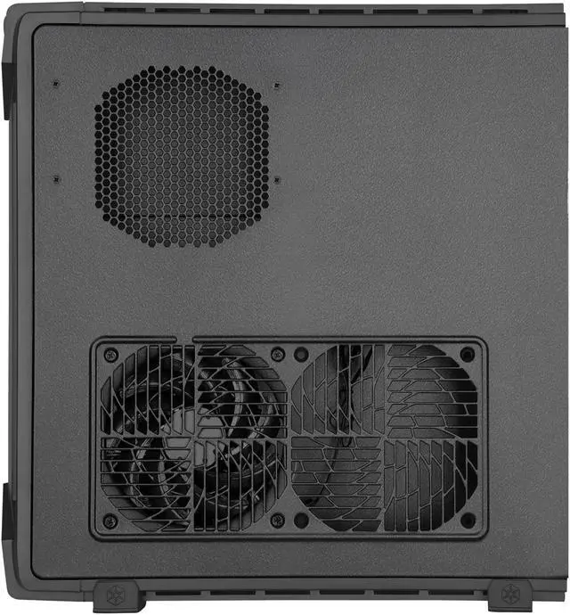 Alt view image 5 of 8 - SilverStone SST-RVZ03B Black Steel / Plastic Mini-ITX Slim Case