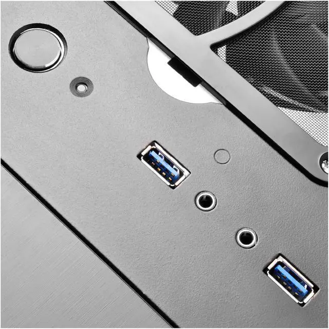 Alt view image 17 of 20 - SilverStone Case Storage Series SST-CS350B Black SECC ATX Mid Tower Computer Case