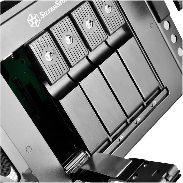 Alt view image 19 of 20 - SilverStone Case Storage Series SST-CS350B Black SECC ATX Mid Tower Computer Case