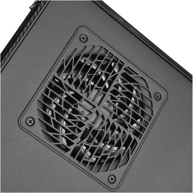 Alt view image 8 of 13 - SilverStone Fortress Series SST-FTZ01B-E Black Aluminum unibody frame, steel chassis Mini-ITX Computer Case